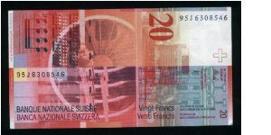 Banknote from Switzerland