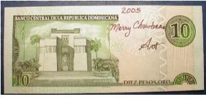 Banknote from Dominican Republic