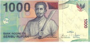 Banknote from Indonesia