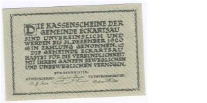 Banknote from Austria