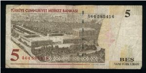 Banknote from Turkey