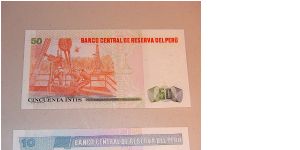 Banknote from Peru