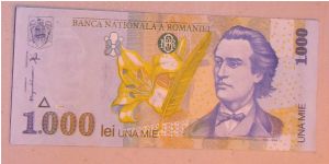 Banknote from Romania