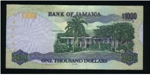 Banknote from Jamaica