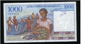 Banknote from Madagascar