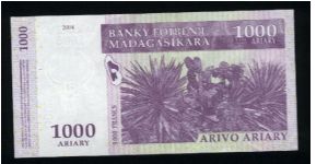 Banknote from Madagascar