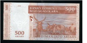 Banknote from Madagascar