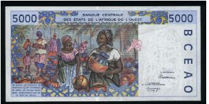 Banknote from West African States