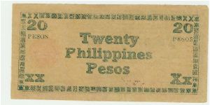 Banknote from Philippines