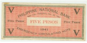 Banknote from Philippines