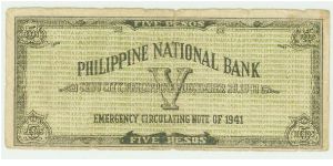 Banknote from Philippines