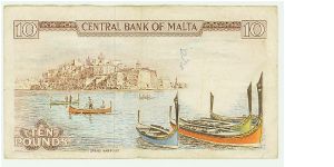 Banknote from Malta