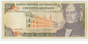 IT EVEN HAS A DATE ON IT! NICE LOOKING NOTE FROM BOLIVIA. Banknote