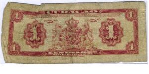 Banknote from Curacao