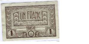 Banknote from West African States