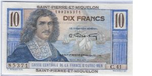 St. Pierre & Miquelon Banknote