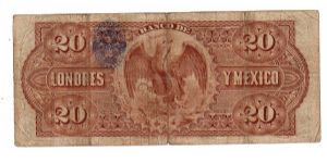 Banknote from Mexico