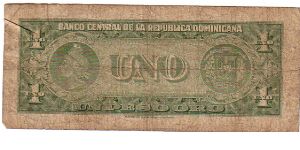 Banknote from Dominican Republic