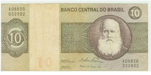 HELP WITH THE YEAR PLEASE? NICE 10 CRUZEIROS FROM BRASIL. Banknote