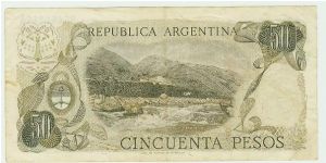 Banknote from Argentina