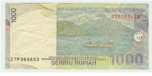 Banknote from Indonesia