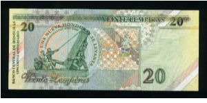 Banknote from Honduras