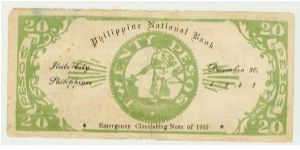 Banknote from Philippines