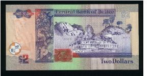 Banknote from Belize