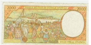 Banknote from Central African Republic