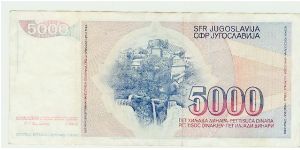 Banknote from Yugoslavia