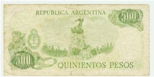 Banknote from Argentina