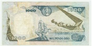 Banknote from Colombia