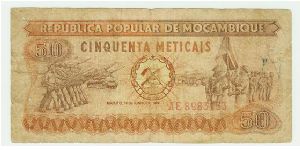 Banknote from Mozambique