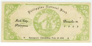 Banknote from Philippines