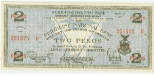 CRISP..FRESH..UNCIRCULATED WWII 2 PESO PHILIPPINES GUERILLA/EMERGENCY NOTE.

I AM SELLING THIS PACKAGE OF 300 NOTES AS ONE, WITH SOME VERY VALUABLE BONUS ITEMS GOING WITH IT, TO THE NEW OWNER. PLEASE HAVE A LOOK AND PM TO ME. Banknote