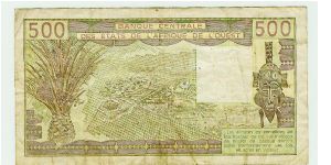 Banknote from Central African Republic