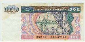 Banknote from Myanmar