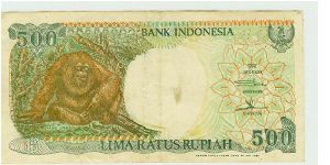 INDONESIA 500 RUPIAH. Banknote