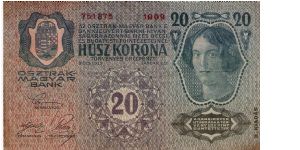 Banknote from Austria