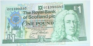 1 Pound.Royal Bank of Scotland. European Union Summit @ Edinburgh Commemorative Banknote