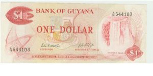 NOTE 335 IS A NICE NOTE FROM GUYANA. I AM ADDING A NOTE EVERY DAY UNTIL SOMEONE TAKES THE WHOLE COLLECTION, AND/OR IT REACHES 350 NOTES TOTAL. PLEASE VIEW ALL OF THE NOTES TO SEE THE GREAT VALUE HERE! Banknote