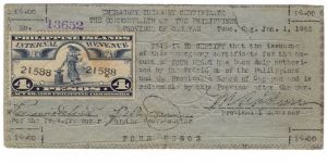 Banknote from Philippines