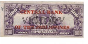 Banknote from Philippines