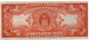 Banknote from Philippines