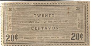 Banknote from Philippines