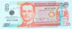 20 Pesos. UN Year of Microcredit Banknote