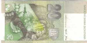 Banknote from Slovakia