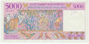 Banknote from Madagascar