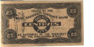 Banknote from Philippines