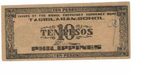 Banknote from Philippines